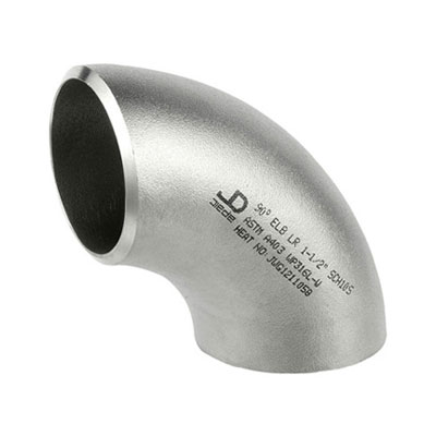 不锈钢对焊90度 长半径弯头(LR) 1.5D